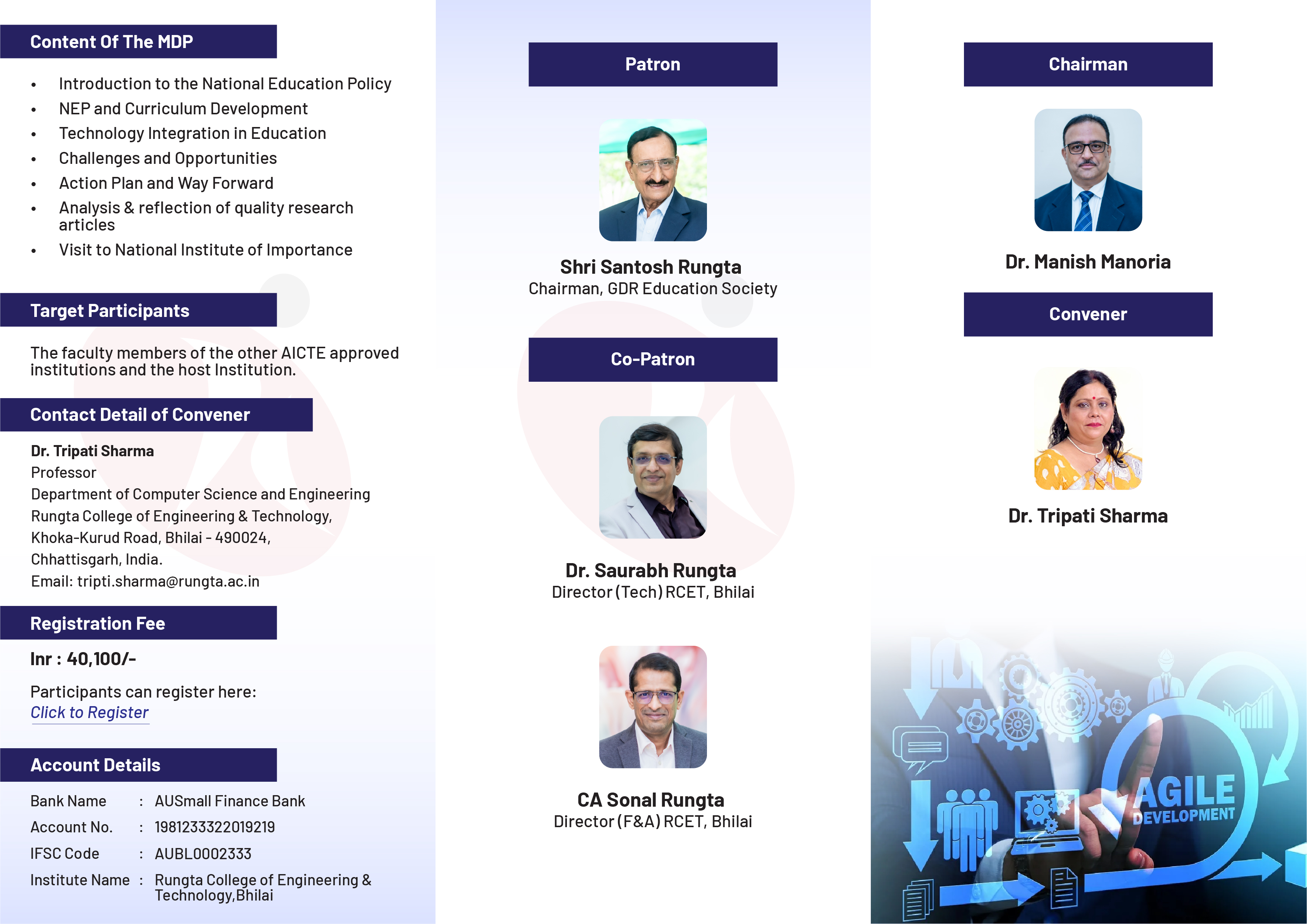 Management Development Program in Agile Project Management